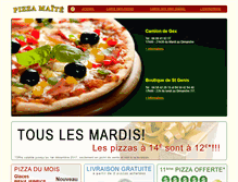 Tablet Screenshot of pizza-maite.com